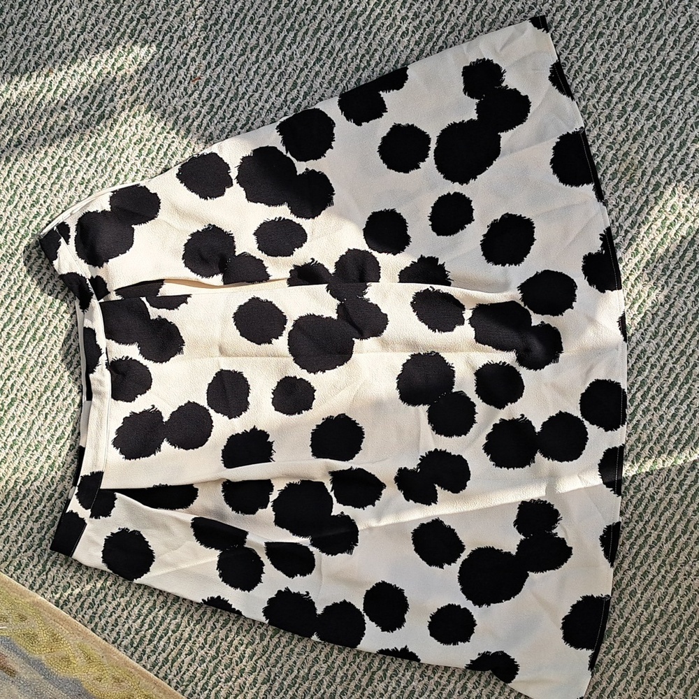 Who What Wear Exploded Brushed Dot Skirt Size 14 NWT